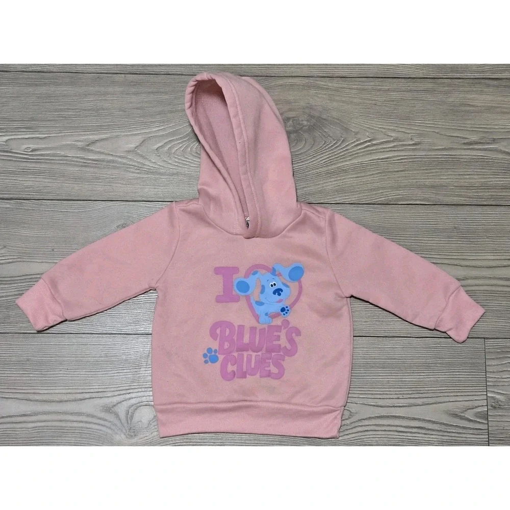 Nickelodeon Blue's Clues Hoodie Pink 2020 Size 12‎ Months Baby Pullover Jacket